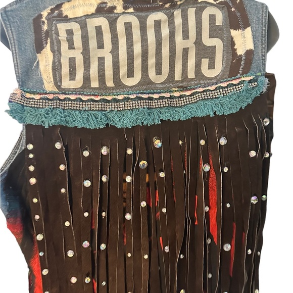 Custom made Vintage Garth Brooks Vest - Picture 3 of 8